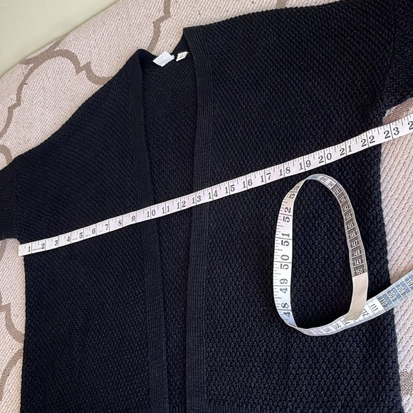GAP for good V back textured long sleeve open front knit sweater cardigan - Picture 12 of 12